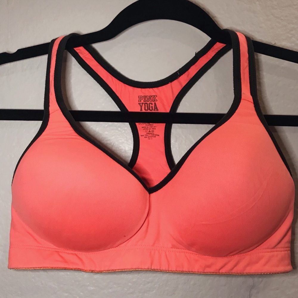 Pink Sports bra